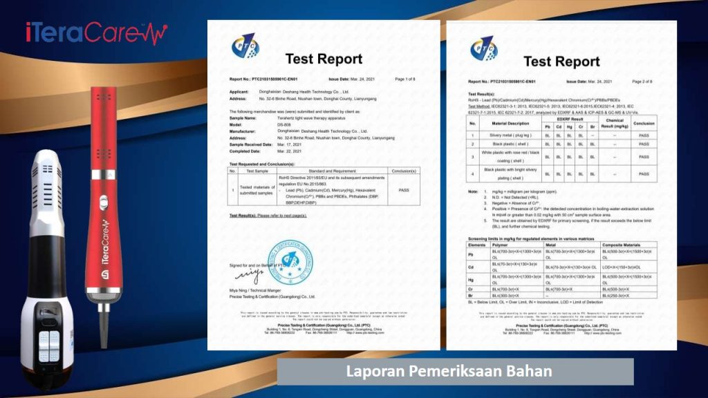 Sertifikat Pemeriksaan Material